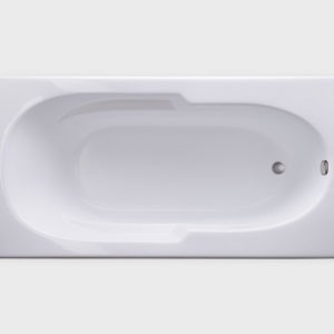 AR7236 white drop in tub no jets carver bathtubs