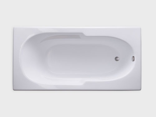 AR7236 white drop in tub no jets carver bathtubs