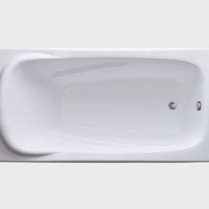 AT7135 white drop in tub no jets carver bathtubs