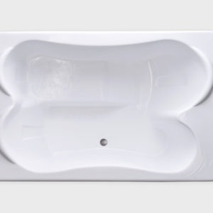 TPL7248 white drop in tub no jets carver bathtubs