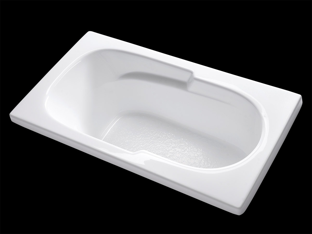 AR6032 white drop in tub no jets carver bathtubs