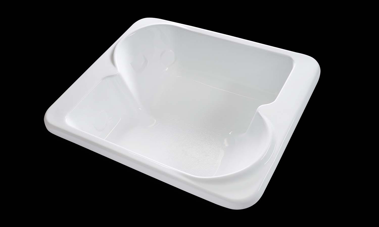 BE7260 white drop in tub no jets carver bathtubs