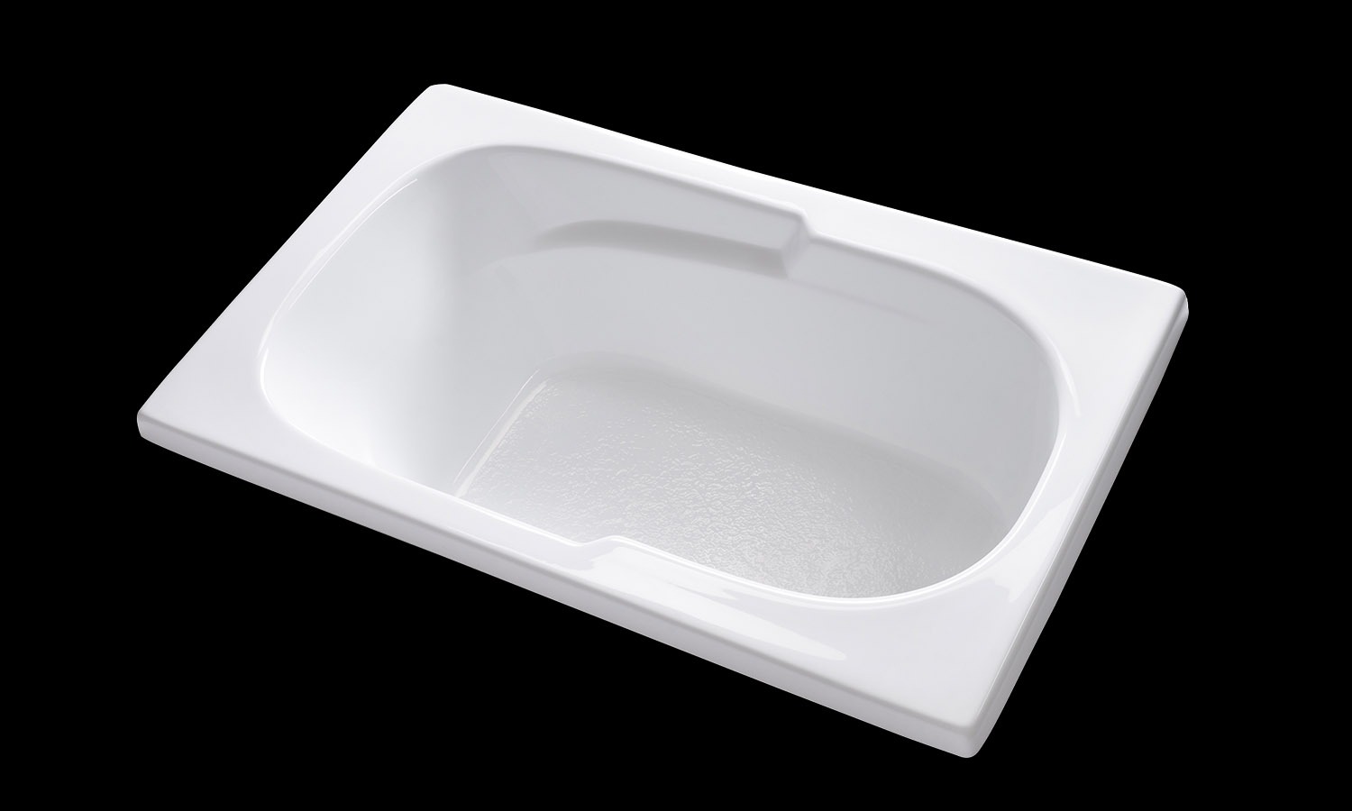 AR6036 white drop in tub no jets carver bathtubs