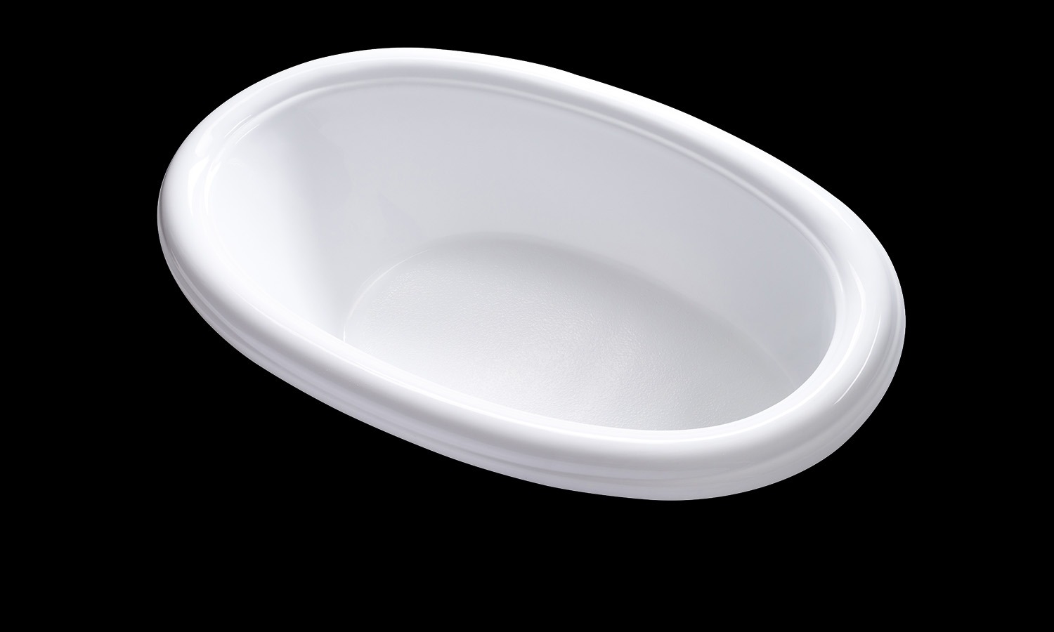 SOD6941 white drop in circular tub no jets carver bathtubs