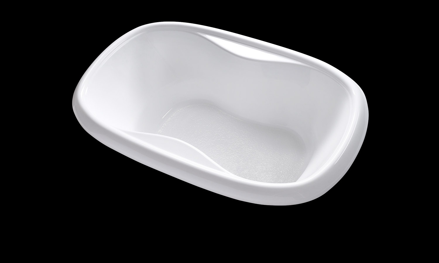 TOD6841 white drop in tub no jets carver bathtubs