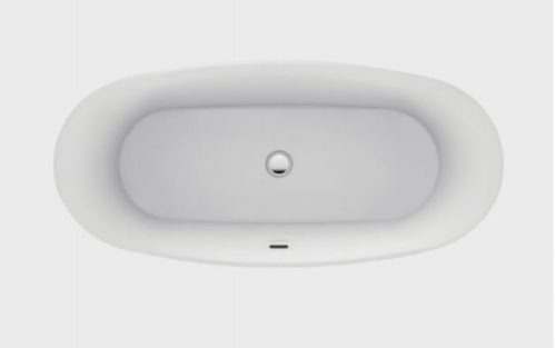 Delaney 69"x31" White Manufacturer Image Top View Carver Bathtubs