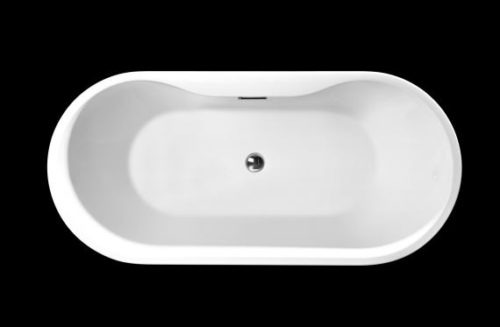 Reflection 67”x31.5” Black Background Manufacturers Image Top View Carver Bathtubs