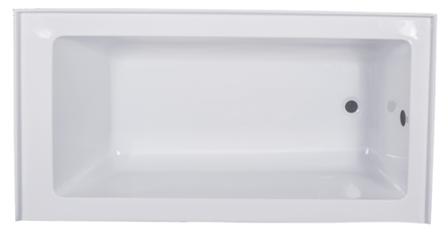 ALR6032 Alcove Bathtub 60" x 32" White, Right End Drain - Image 6