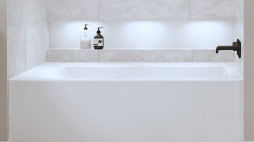 ALR6032 Alcove Bathtub 60" x 32" White, Right End Drain - Image 3