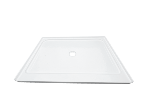 SP4834 Shower Pan, White, Rectangular, Center Drain - Image 4