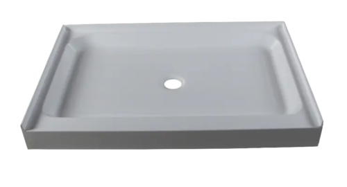 SP4834 Shower Pan, White, Rectangular, Center Drain - Image 2