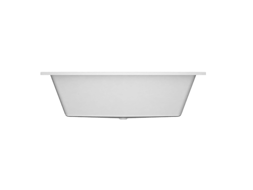 SQ7777 - 77"L x 77"W x 25"H - White, Square, Center Drain Drop-in Bathtub - Image 2