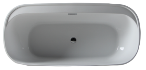 Graceful 59″ Freestanding Soaking Tub - Image 3