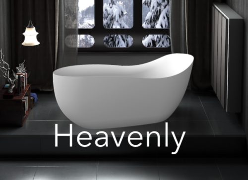 Heavenly 72″ Freestanding Soaking Tub