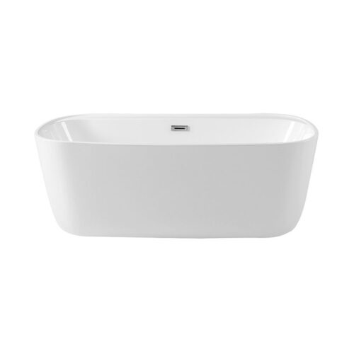 Graceful 59″ Freestanding Soaking Tub - Image 2