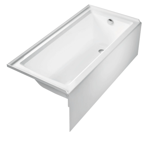 ALR6032 Alcove Bathtub 60" x 32" White, Right End Drain